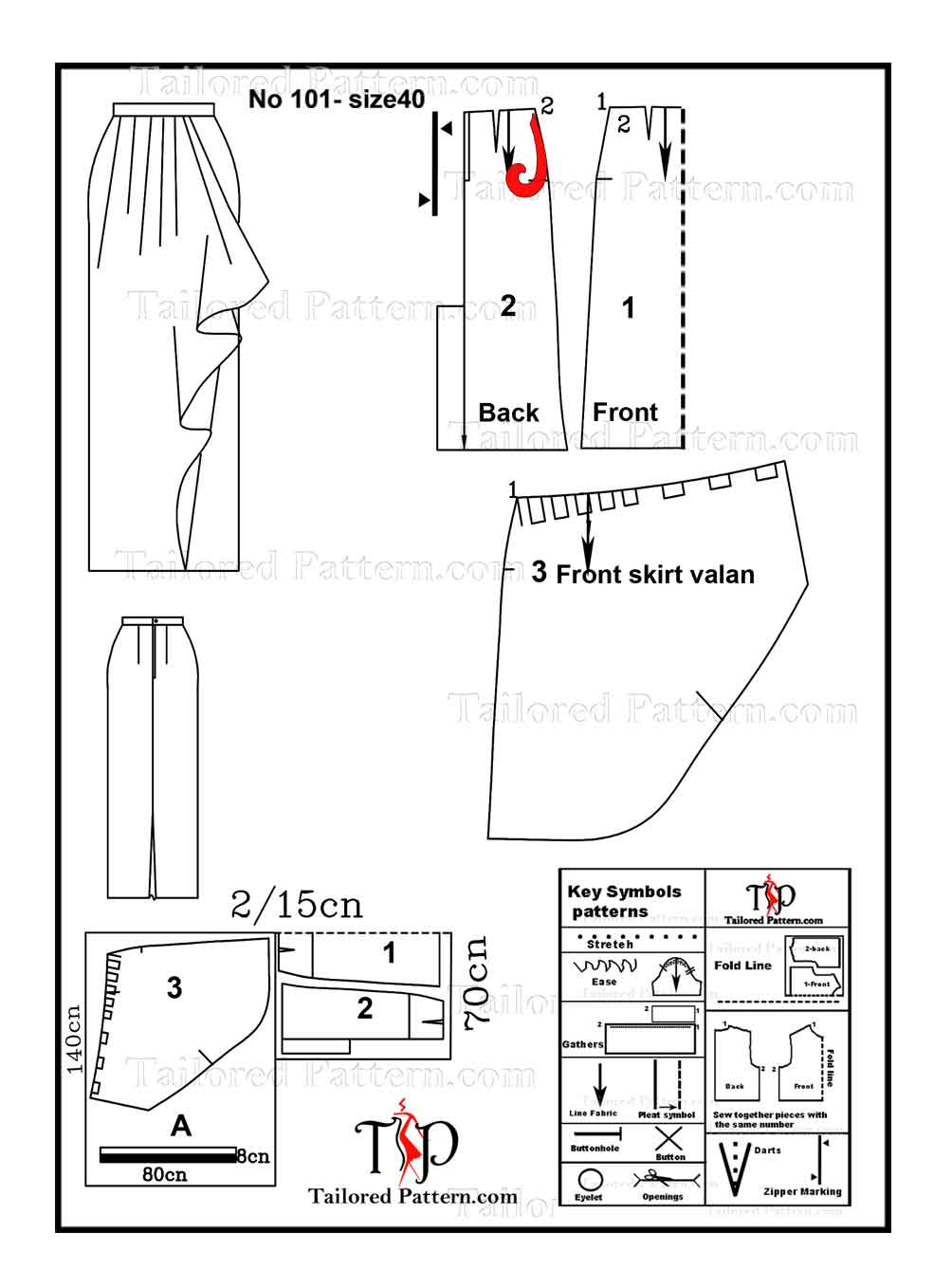 #no101-size40 fabric